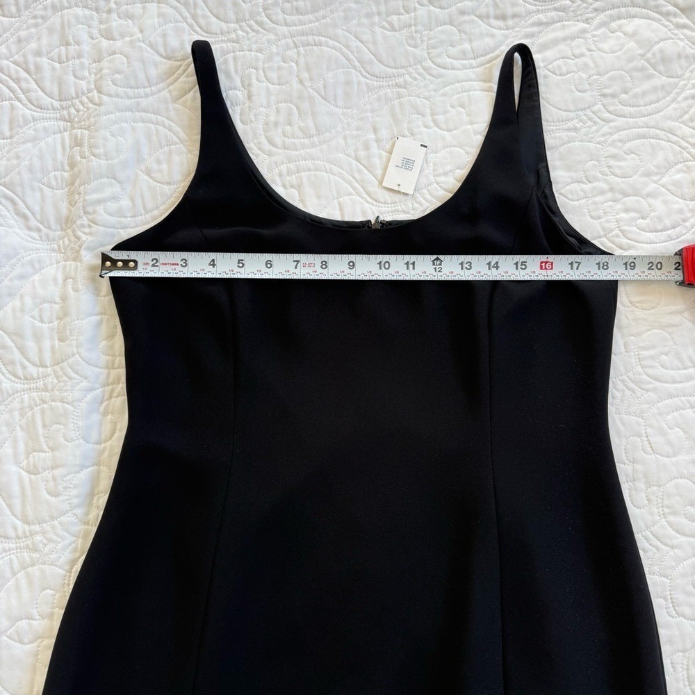 Ann Taylor LOFT Classic LBD Black Sleeveless Mini Sheath Dress Women's 12 NWT - Picture 13 of 14